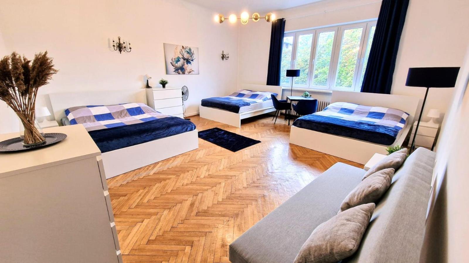 Unikatowe !Sienkiewicza Park Apartament 116 M Off Piotrkowska 3 Bedrooms Lodz  Luaran gambar